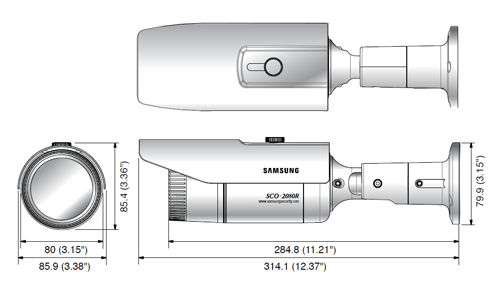 SCO-2080RP Wymiary