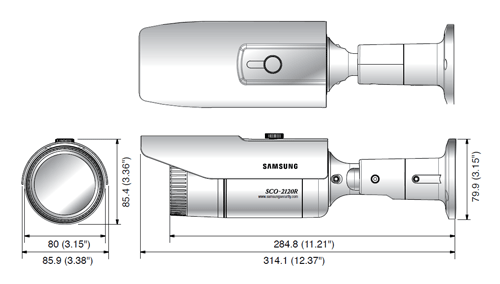 SCO-2120R Wymiary