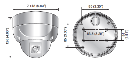 SIR-4260V Wymiary